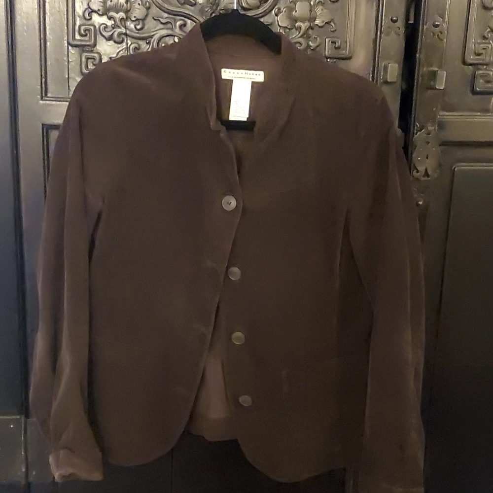 Crazy horse ladies ladies ribbed ribbed corduroy jacket